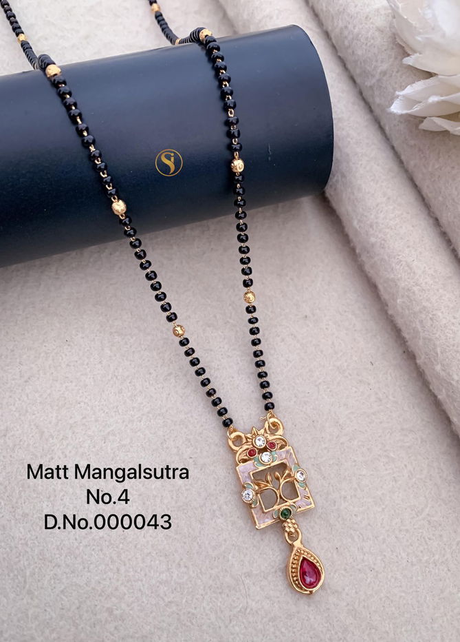 4 MH Daily Wear Matte Mangalsutra Manufacturers
